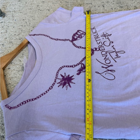 Taylor Swift S Never worn very rare “Wonderstruck” lilac Purple Fitted Polo Tee - Picture 9 of 13